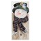 Stupell Industries Rustic Winter Snowman Wink Wall Plaque Art